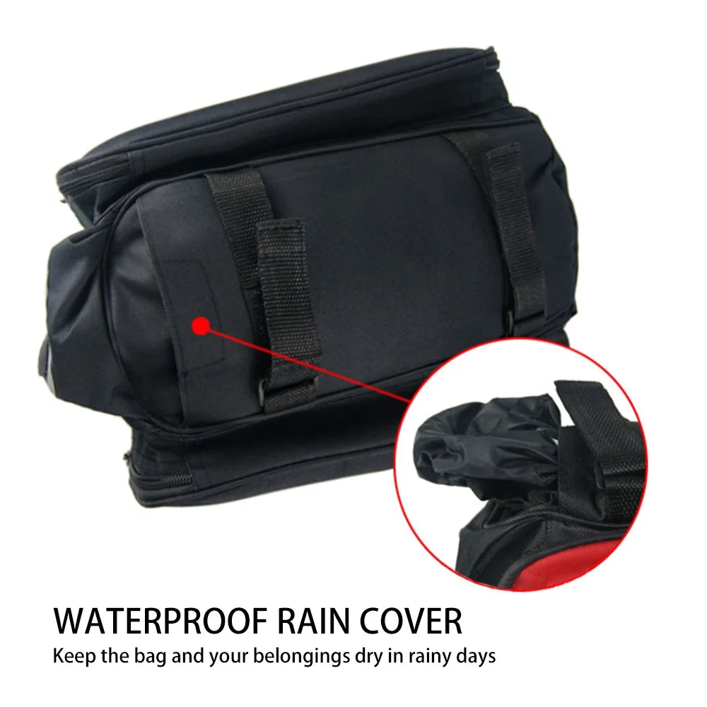 Expandable Rear Seat Bag with Rain Cover C5485