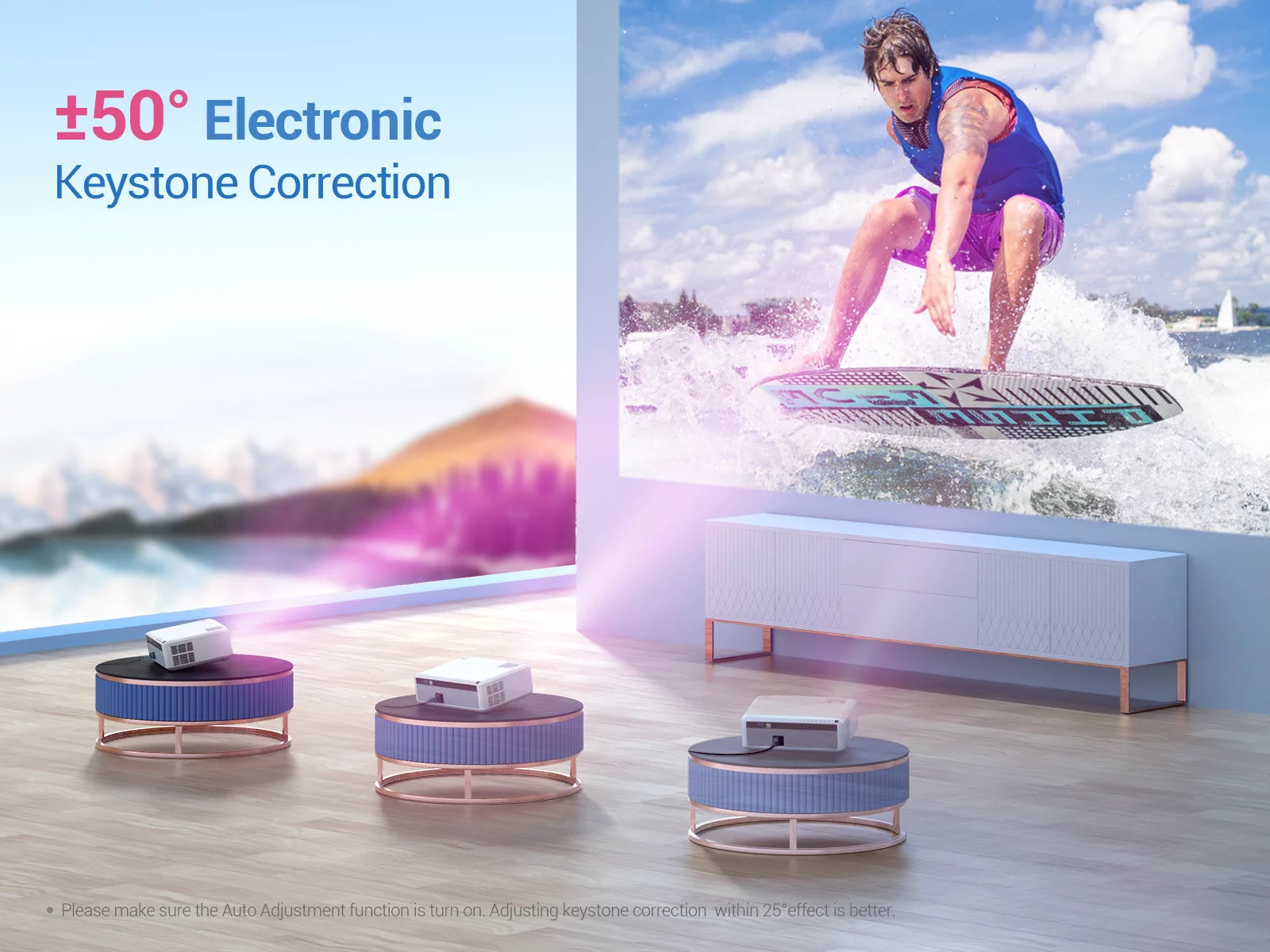 Native 1080P Projector with LCD Display K5787