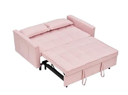 Beige Corduroy Sofa Bed T10276