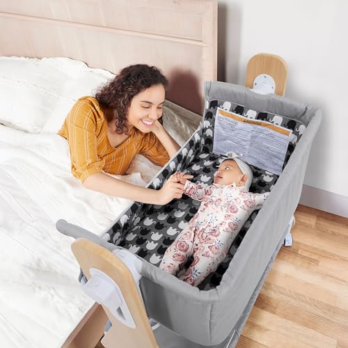 Black Bassinet and Bedside Sleeper Y615