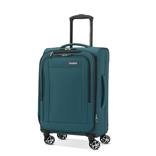 Black Softside Expandable Luggage with Spinners 3PC L694