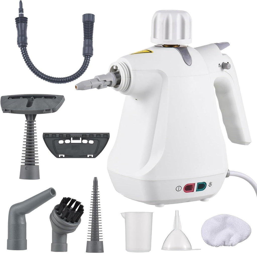 Pressurized Handheld Steam Cleaner with 10 pcs Accessories W83031