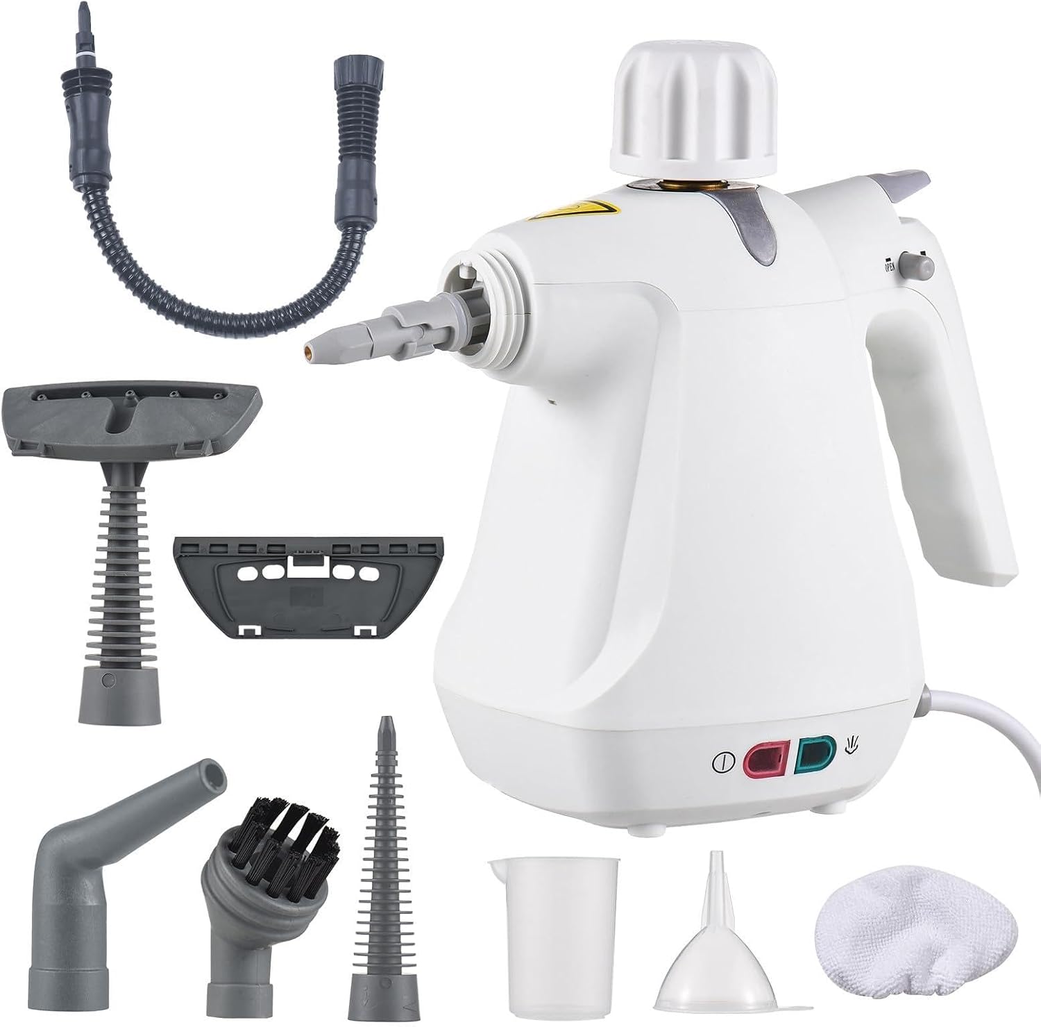 Pressurized Handheld Steam Cleaner with 10 pcs Accessories W83031