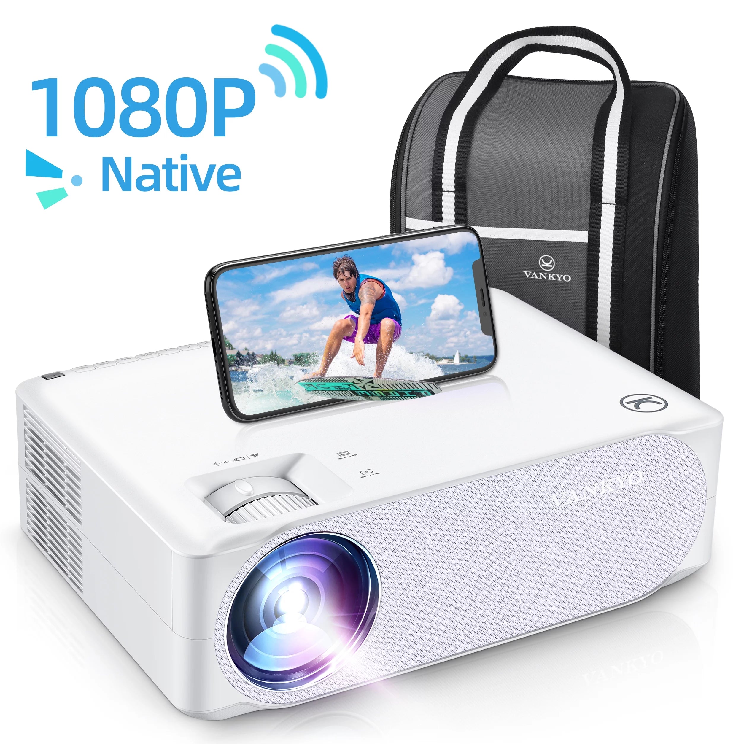 Native 1080P Projector with LCD Display K5787