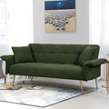 Beige Teddy Futon Sofa Bed with Memory Foam A270297