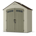 7 ft. 4 in. x 4 ft. 1 in. Resin Storage Shed Q3417