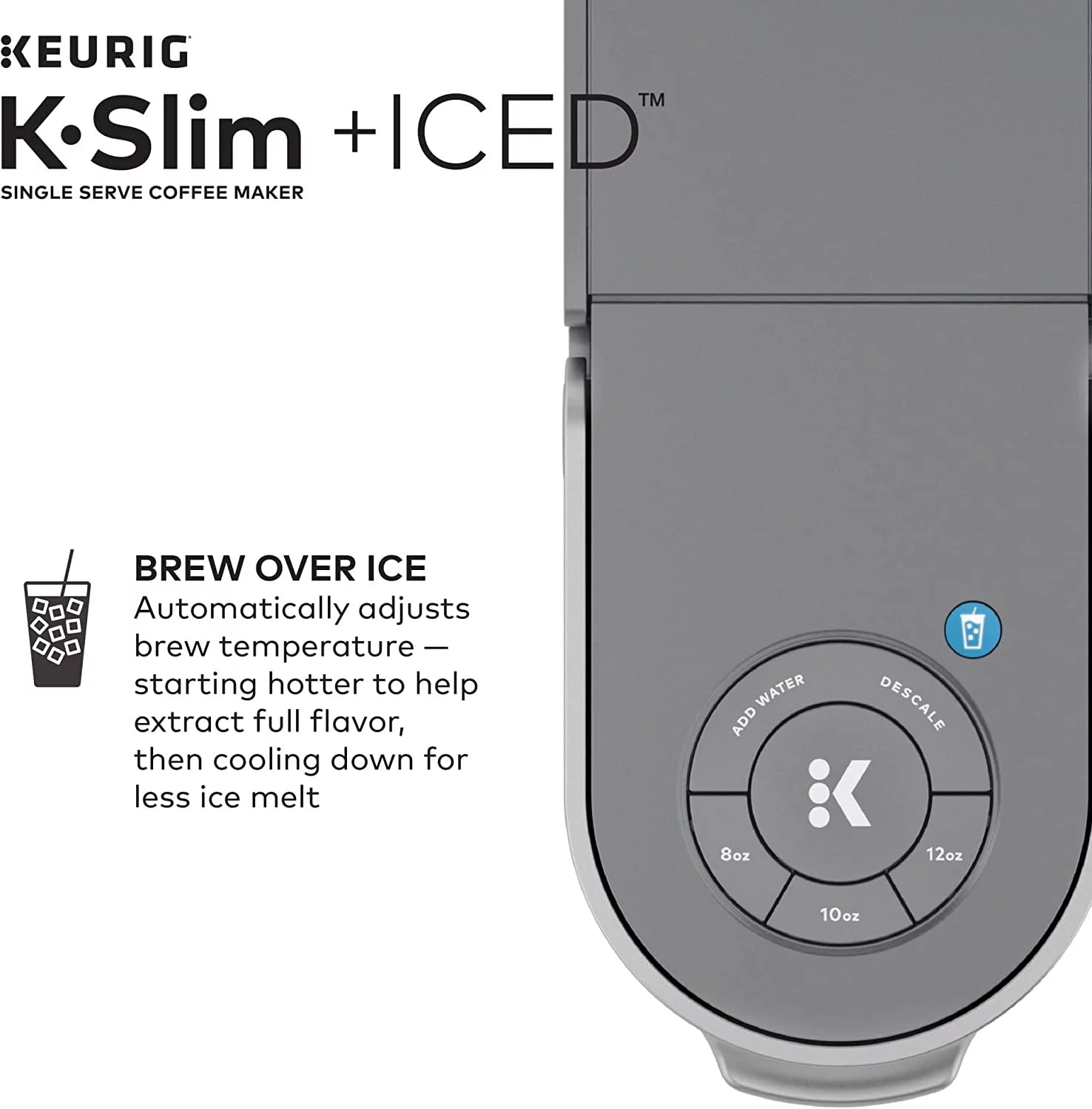 Gray Single Serve Coffee Maker Y6552