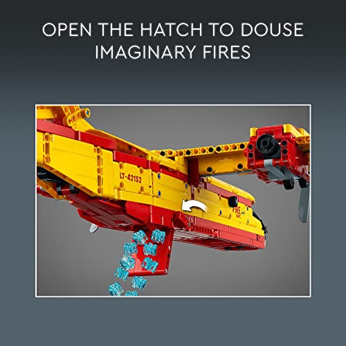 LEGO Technic Firefighter Aircraft Building Toy Model Airplane Set 42152 for Ages 10+ I620