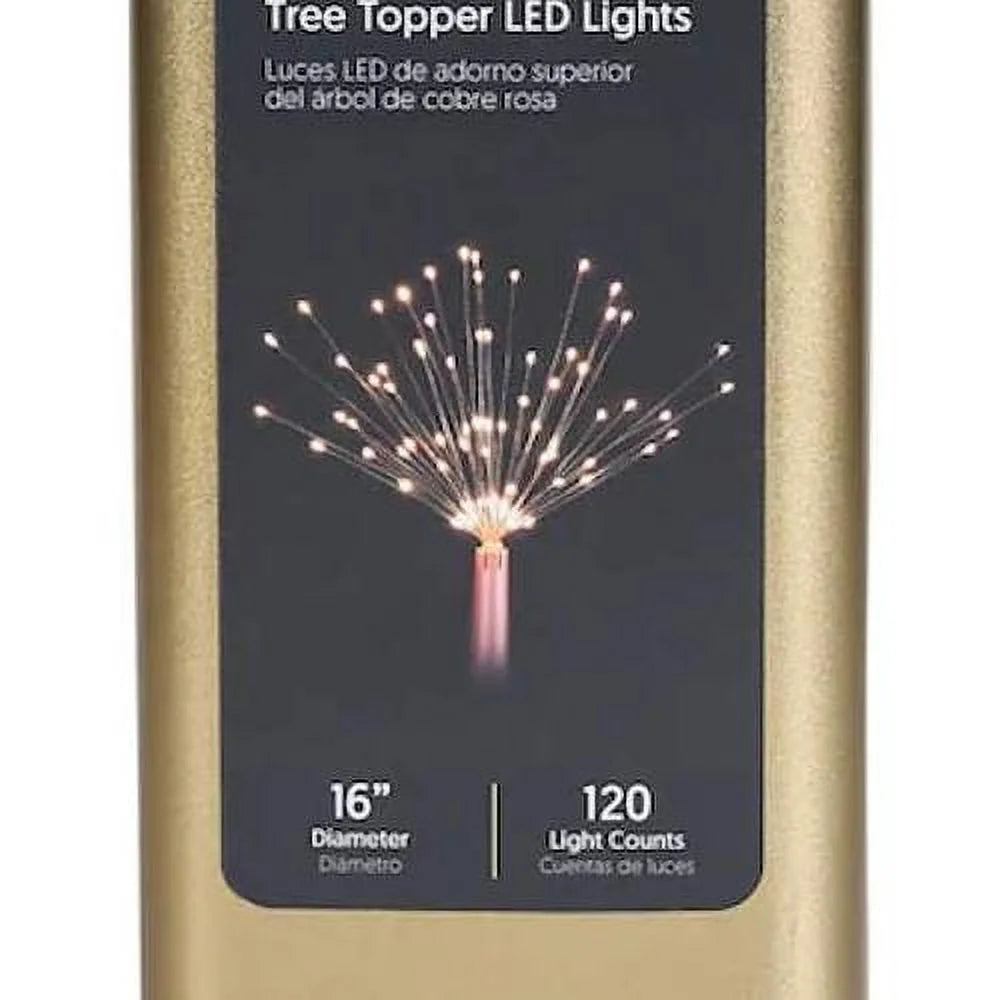 120-Count 1.33-Ft Warm White LED Battery-Operated Indoor Christmas String Lights X2477