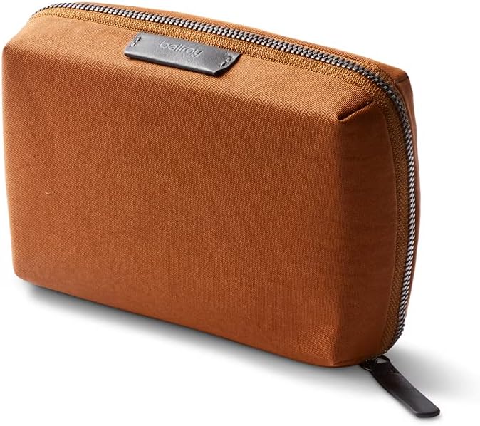 Compact Tech Accessories Organizer Zipper Pouch Bronze Pack of 2 C603372