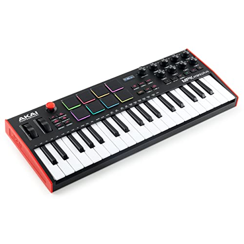 37 Mini Keys USB MIDI Keyboard Controller with 8 MPC Pads K12543