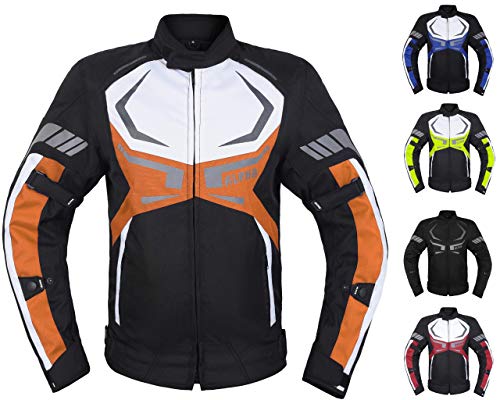 Red Waterproof CE Armored Motorcycle Jacket L351192