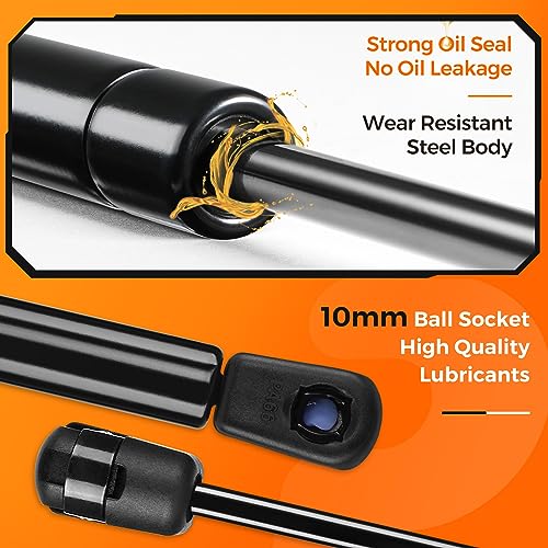 12 inch Gas Strut 14 inch Gas Spring 17 inch Shock Lift for Camper Shell Window Canopy Door Pickup Truck Cap RV Door Toolbox Lid (2 Pack) X79224