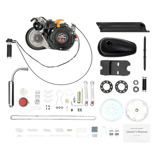 100cc 4-Stroke Single Cylinder Gas Motorized Bicycle Engine Kit (Chain) Z4545