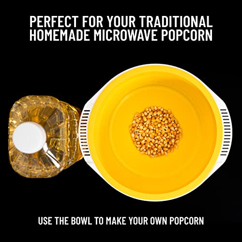 Variety 12-Pack Gourmet Popcorn Kit with Collapsible Silicone Popcorn Popper J518486