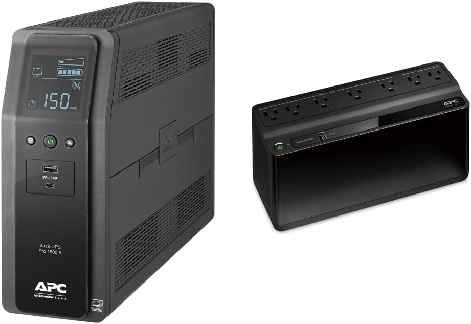 1500VA Sine Wave UPS Battery Backup with AVR M1045