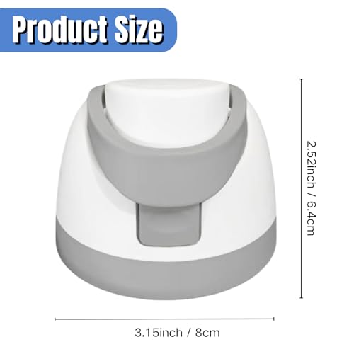 Replacement Lid for Water Bottle Top Replacement Cap Compatible with Cup 16oz 24oz 32oz 40oz, No Leakage Replacement Accessory (Light Blue) M6732