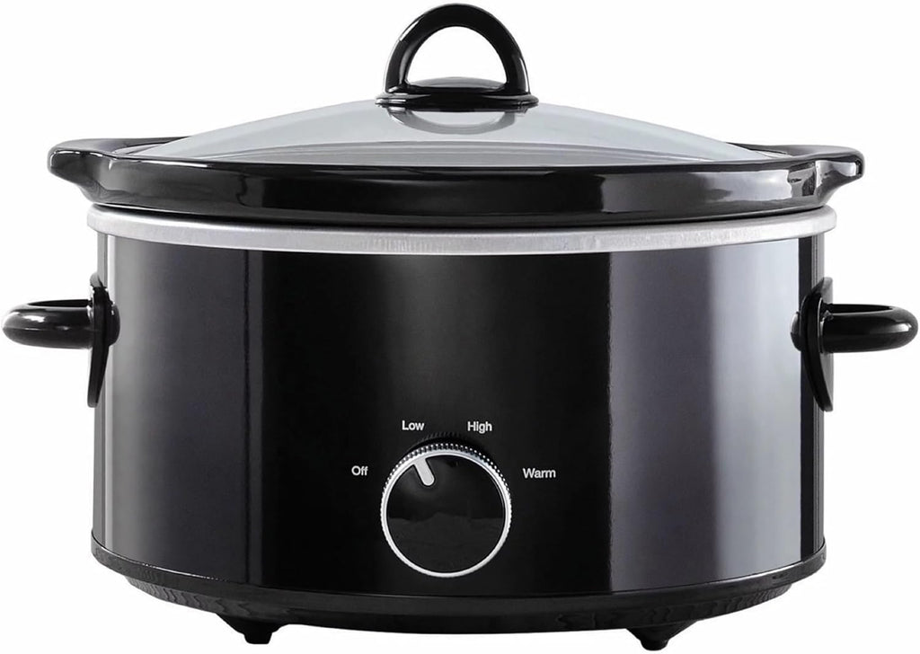 Black 4-Quart Slow Cooker N8255