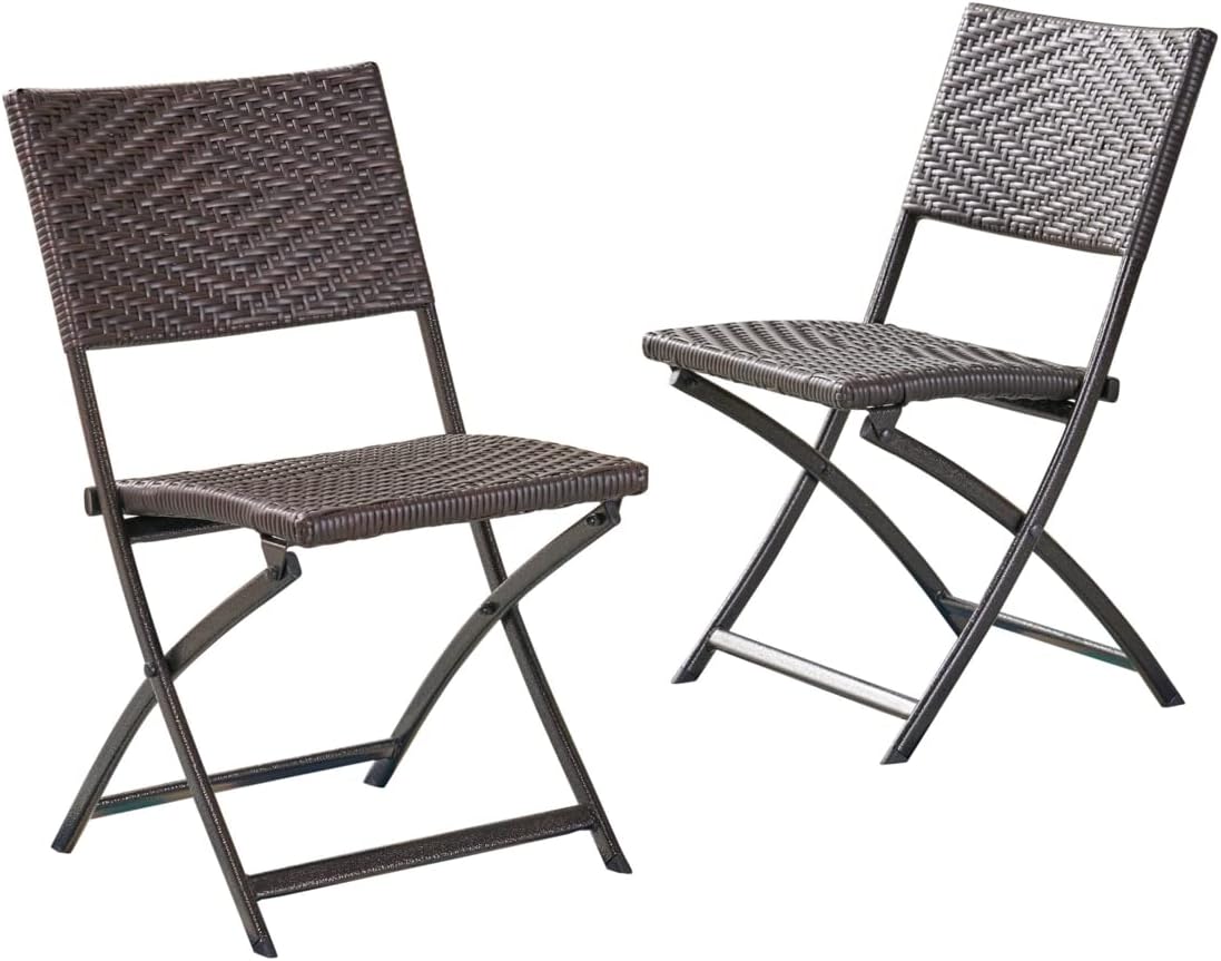 2-Pcs Set PE / Iron Dining Chairs U51867