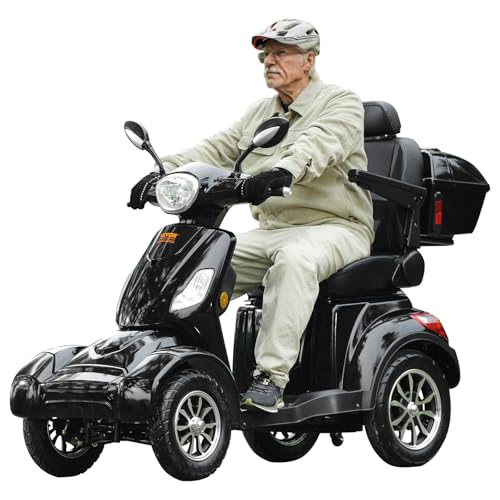 800W All Terrain Electric Mobility Scooter with 500lbs Capacity D383985