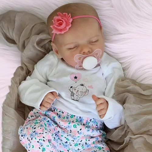 17 Inch Realistic Reborn Baby Doll with Feeding Kit Y5537