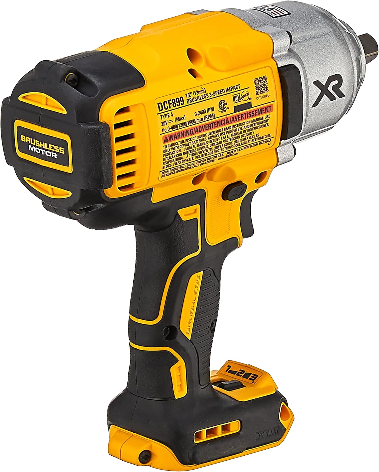 Brushless High Torque 1/2" Impact Wrench, Cordless, Tool Only L76221