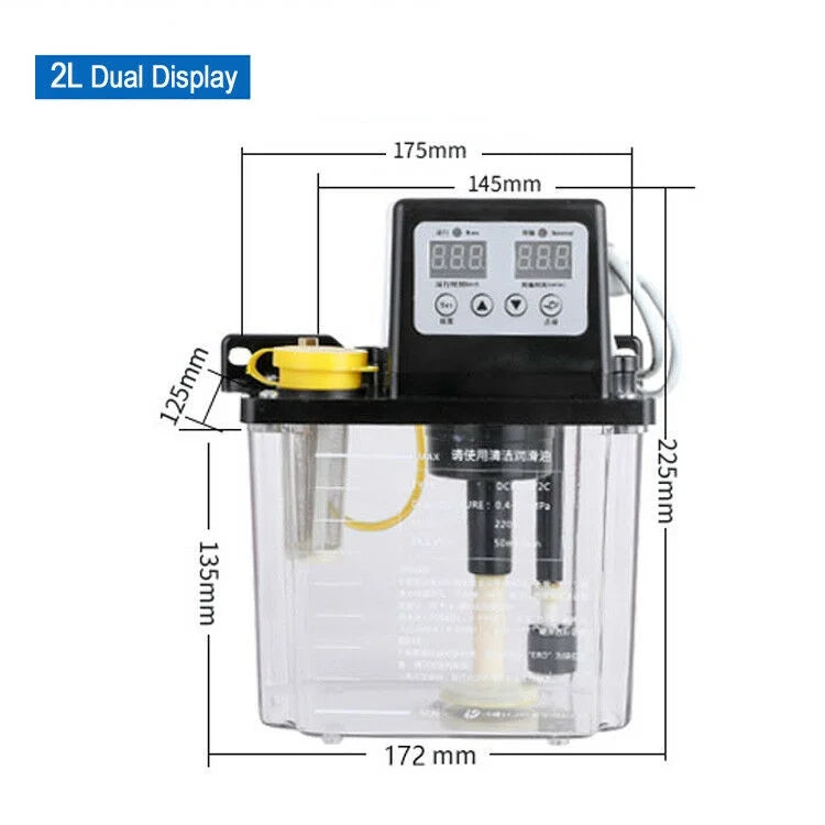 2L Dual Digital Display Electric Lubrication Oil Pump S170