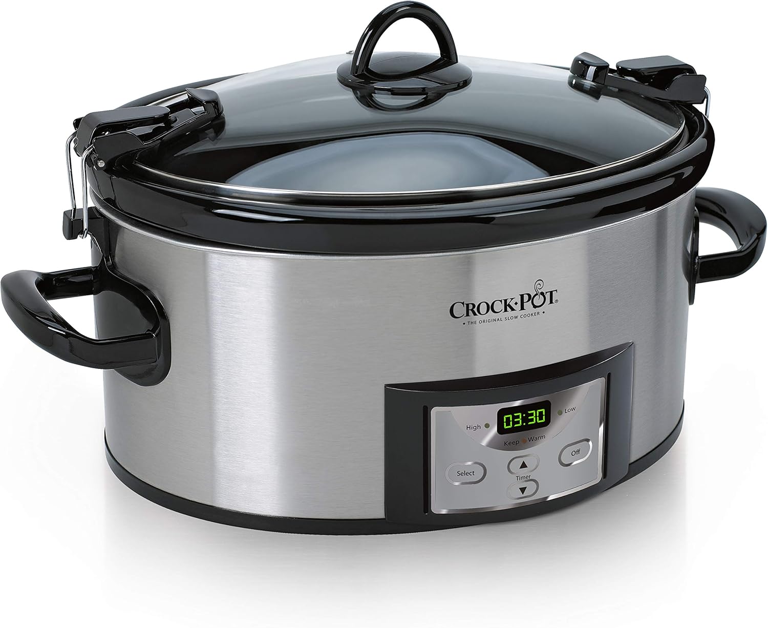 6 Quart & 8 Quart Programmable Slow Cooker, Stainless Steel W24214