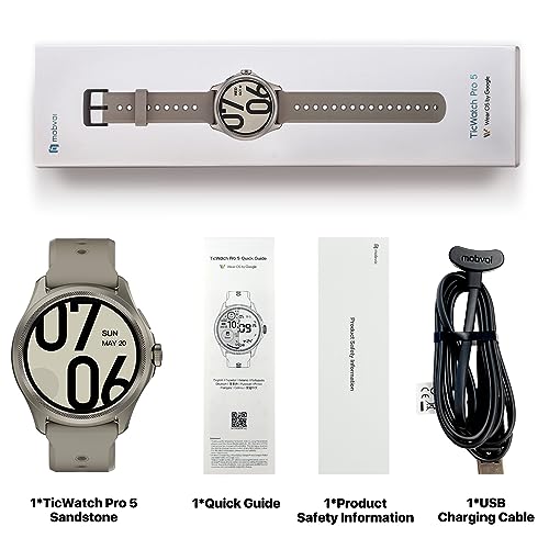 Obsidian Smartwatch with Snapdragon W5+ Gen 1 Wear OS W63531