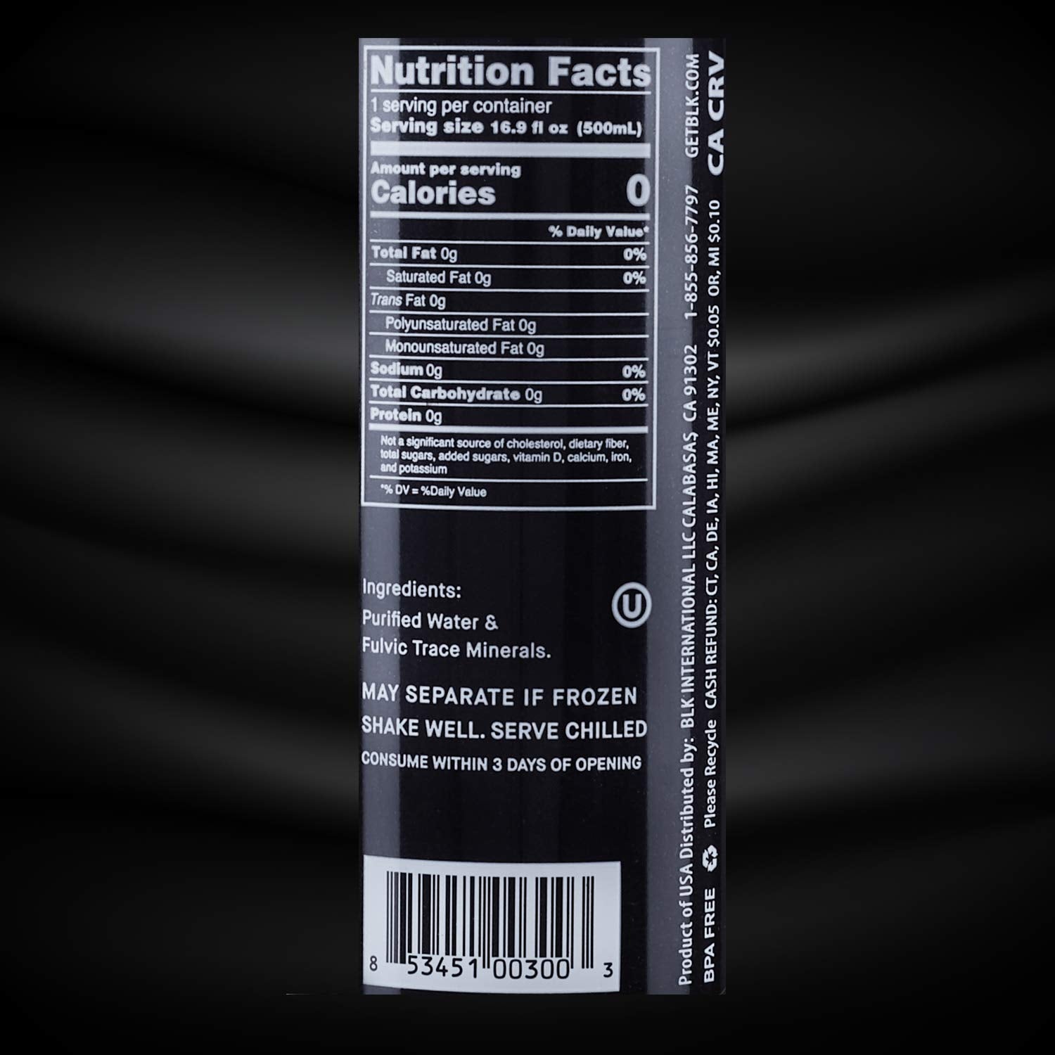 Electric Coconut Fulvic Enriched Water 16.9oz 12 Pack R566711