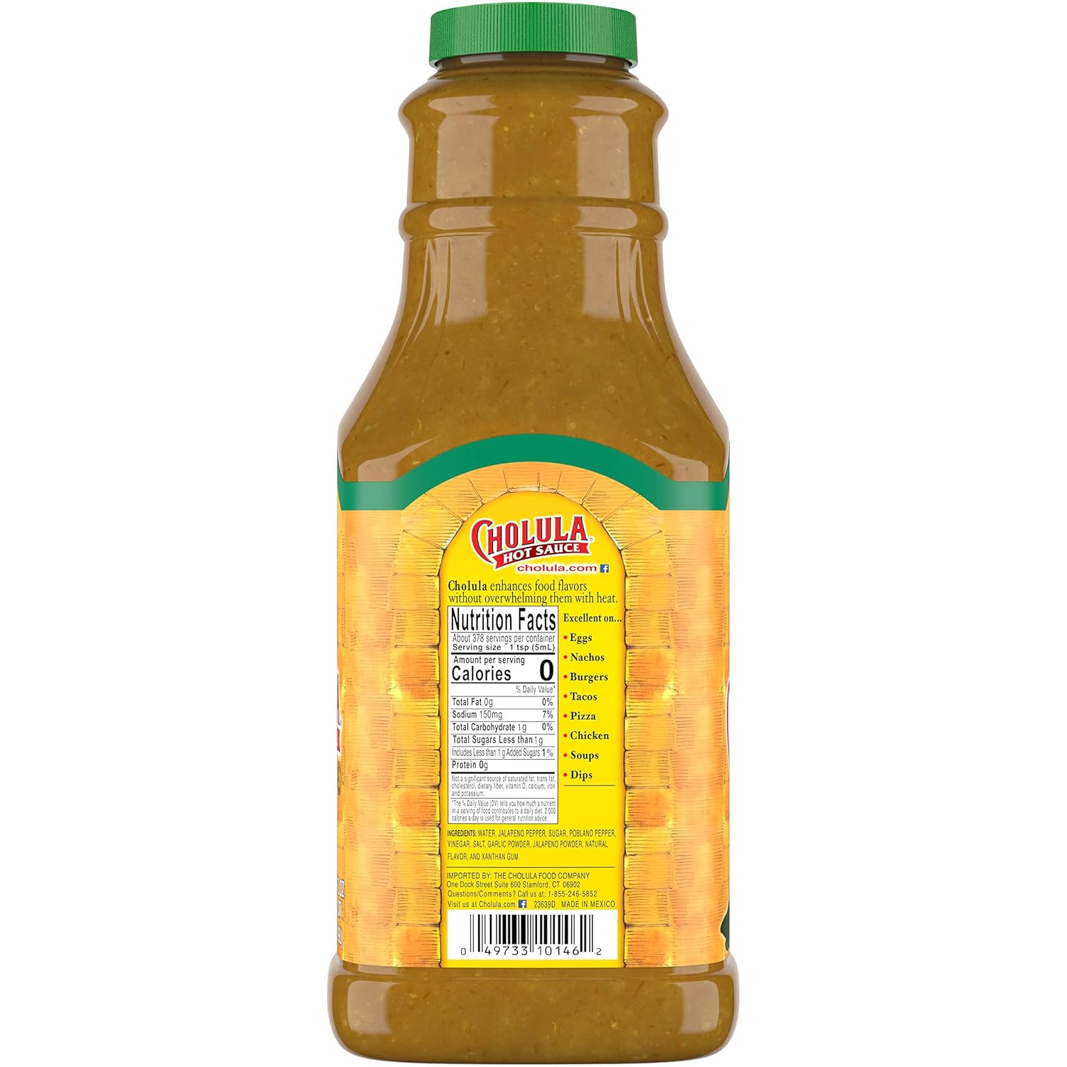 Green Pepper Hot Sauce, 64 fl oz K40078
