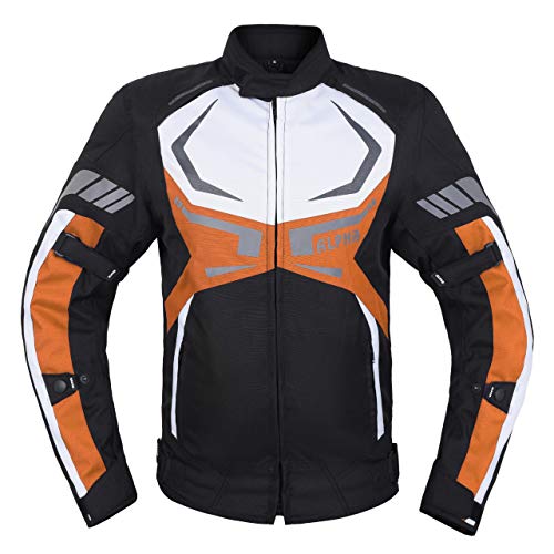 Red Waterproof CE Armored Motorcycle Jacket L351192