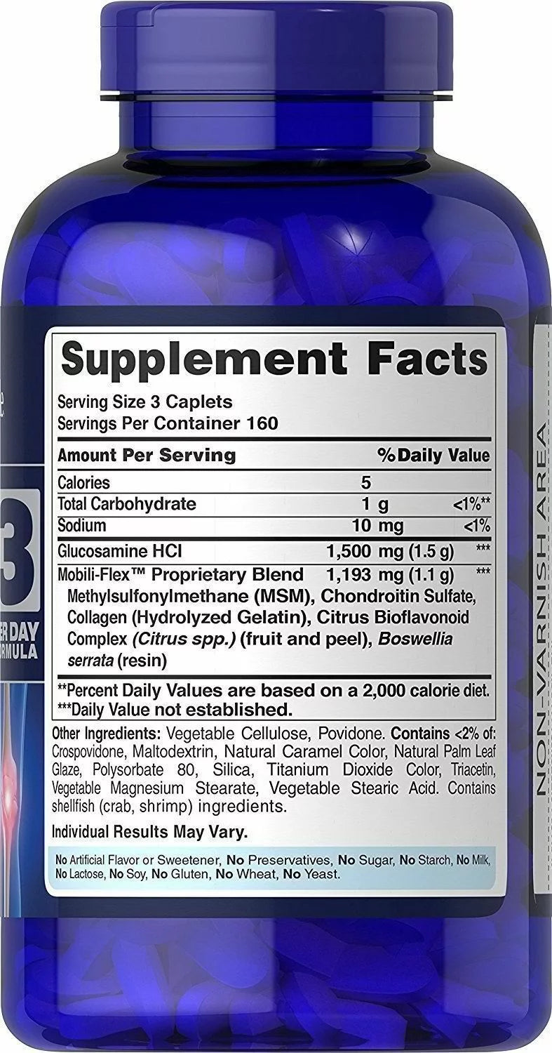 Double Strength Glucosamine Chondroitin Msm Joint Soother, 480 Count D291