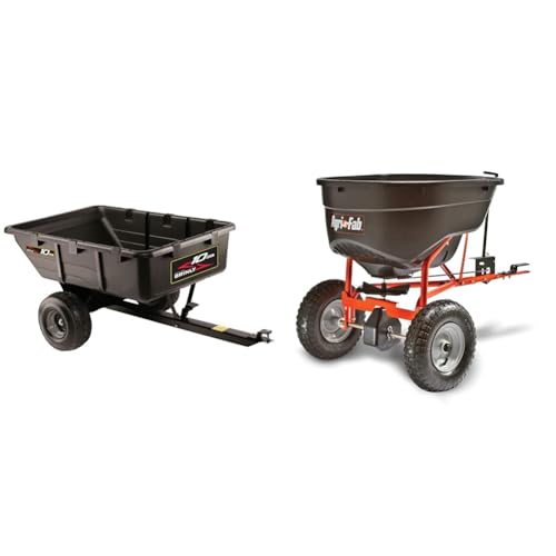 10 cu.ft. 650lb Heavy Duty Poly Utility Cart & Dump Trailer H991407