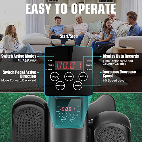 Electric Seated Pedal Exerciser with LCD Display F75881