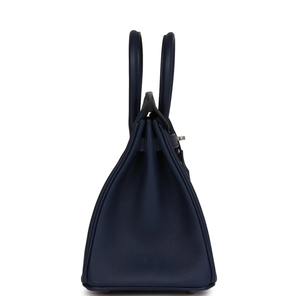Bleu Navy Swift Palladium Hardware Bag W691
