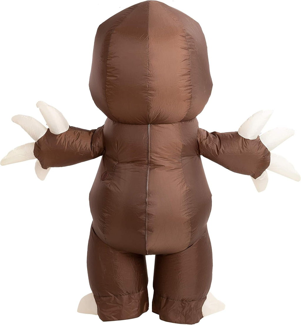 Inflatable Halloween Costume Full Body Sloth Brown H431818
