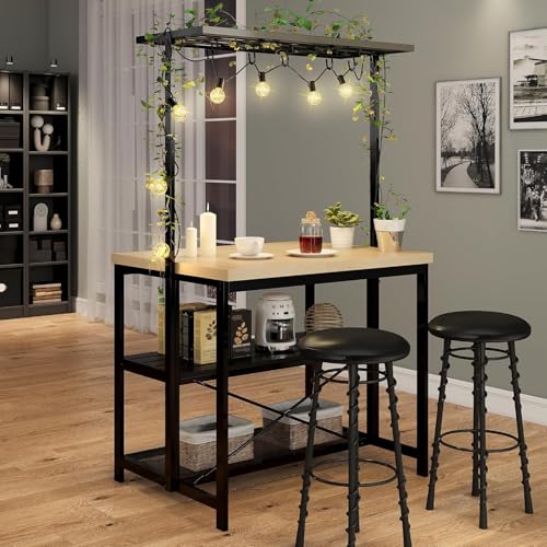 3 Tier Microwave Stand Oven Shelf with Power Outlet D723469