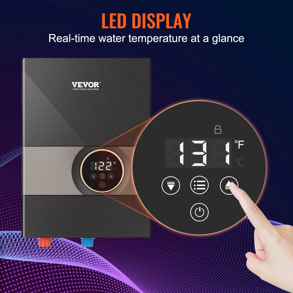 8KW Instant Hot Tankless Electric Water Heater R716