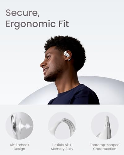 Black Open-Ear True Wireless Earbuds E21495