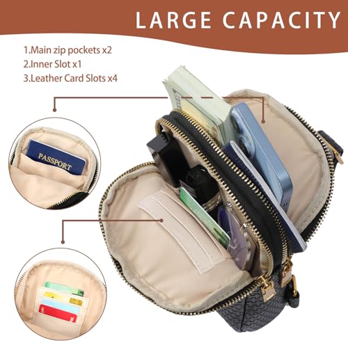 Soft Vegan Leather Crossbody Sling Bag Y1231