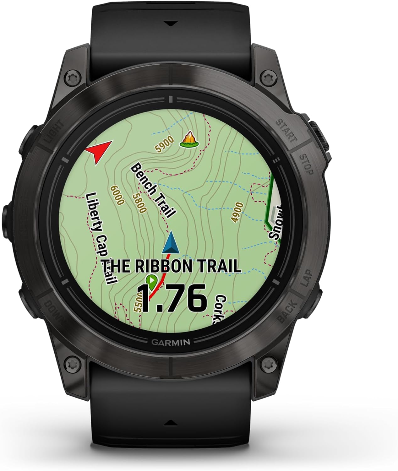 51 mm Titanium Watch with AMOLED Display B51435