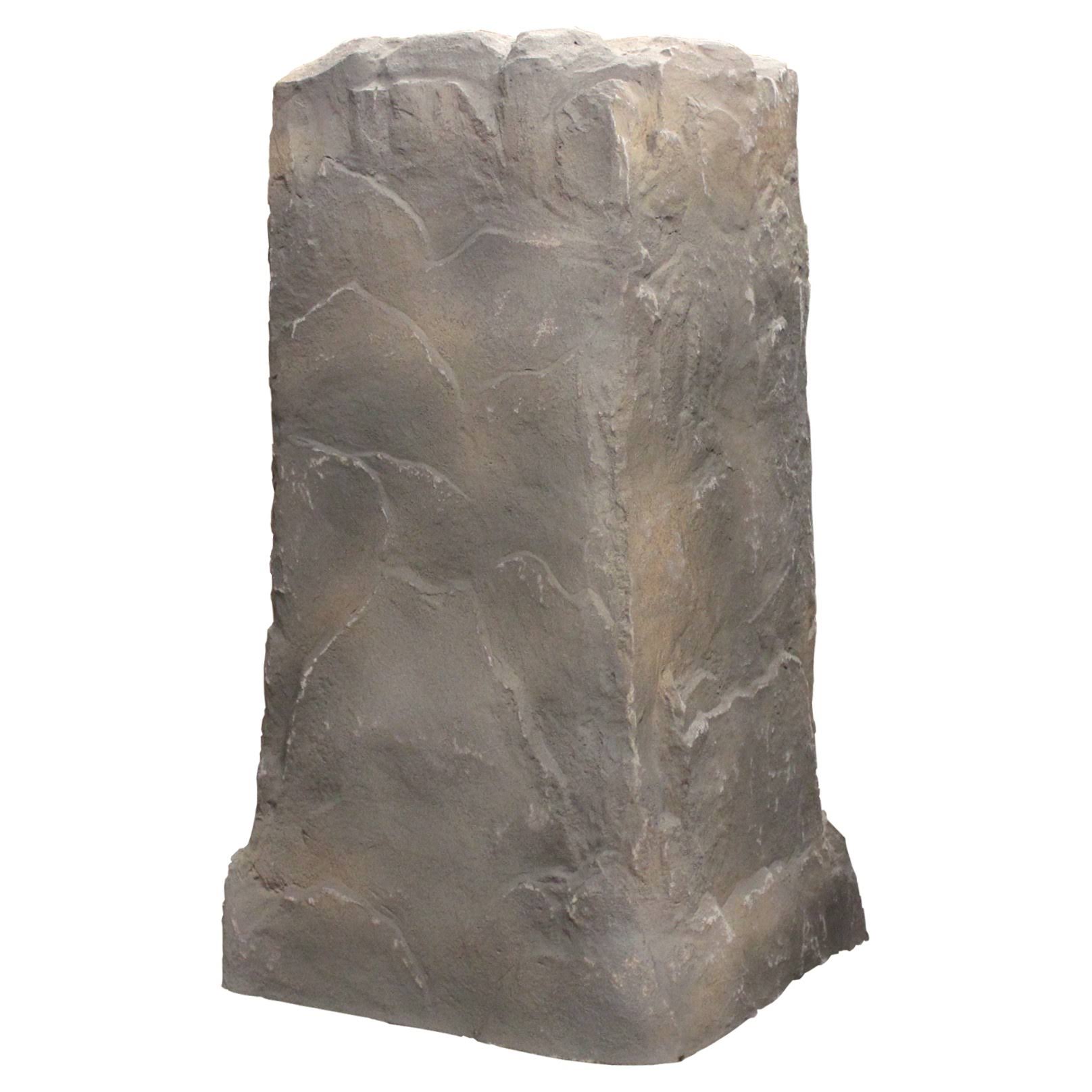 Tall Monolith Utility Cover Resin Landscape Rock I54928