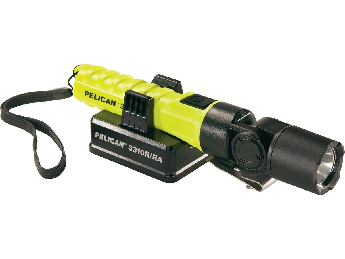 Right-Angle Rechargeable Flashlight (Yellow) I796