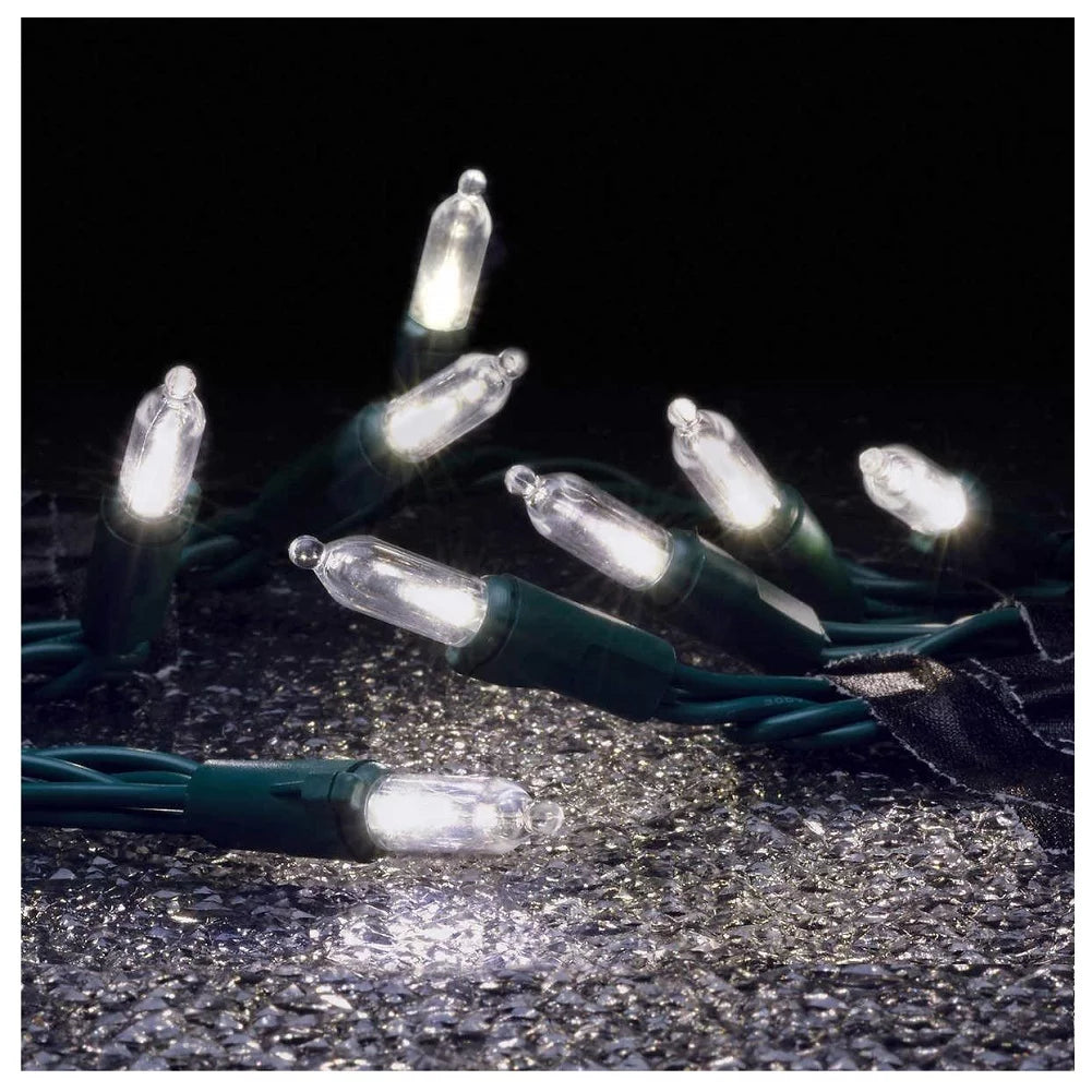 100 LED Miniature Lights Pure White (2-Pack) M2800