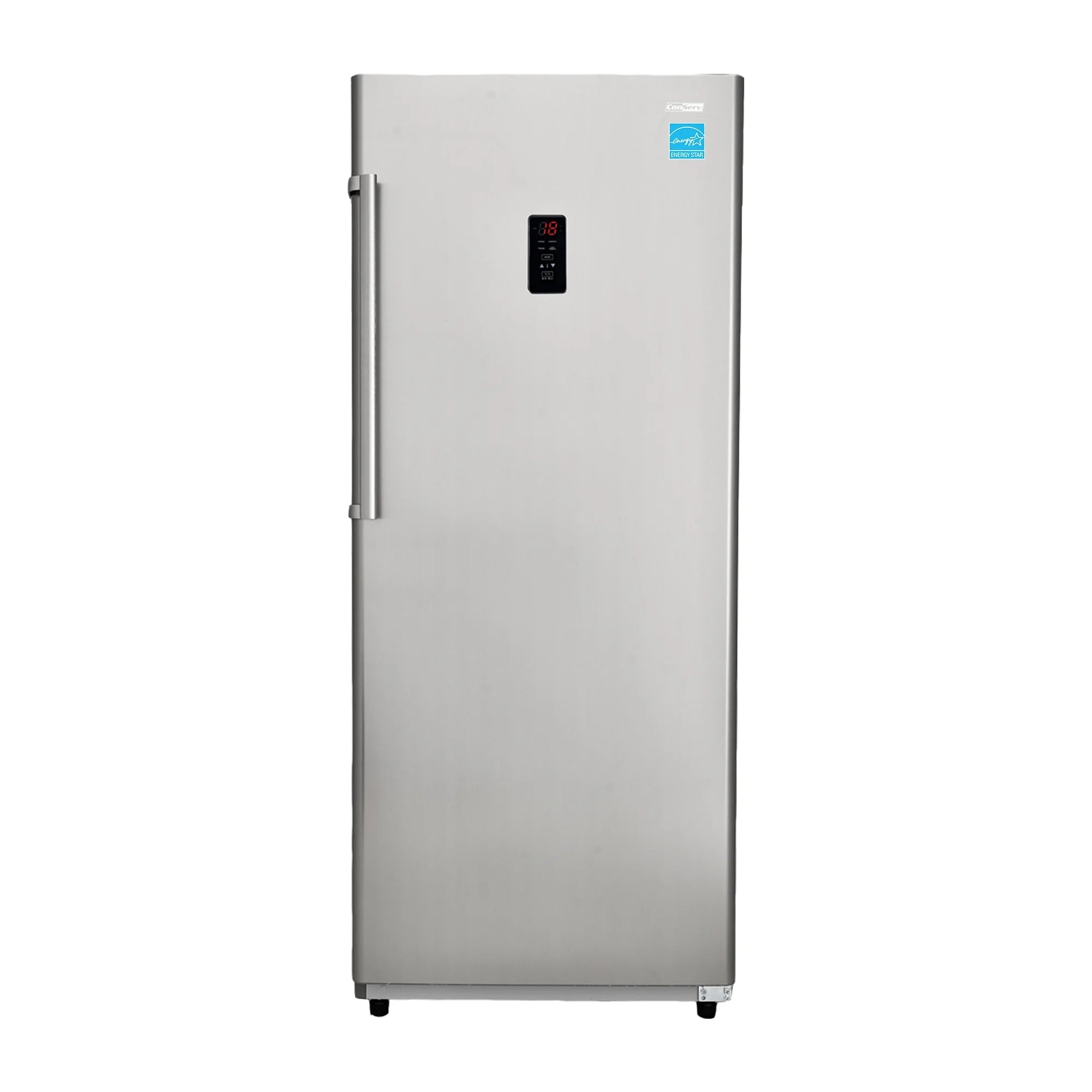 17 cu. ft Convertible Upright Freezer/Refrigerator in Stainless with Reversible Door J71413
