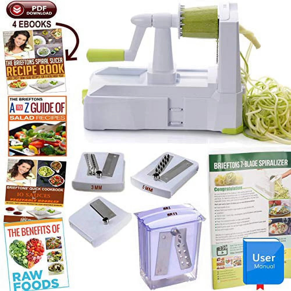 5-Blade Vegetable Spiralizer White C107