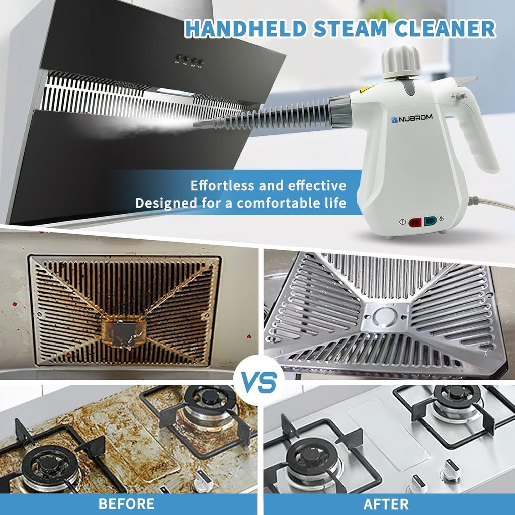 Pressurized Handheld Steam Cleaner with 10 pcs Accessories W83031