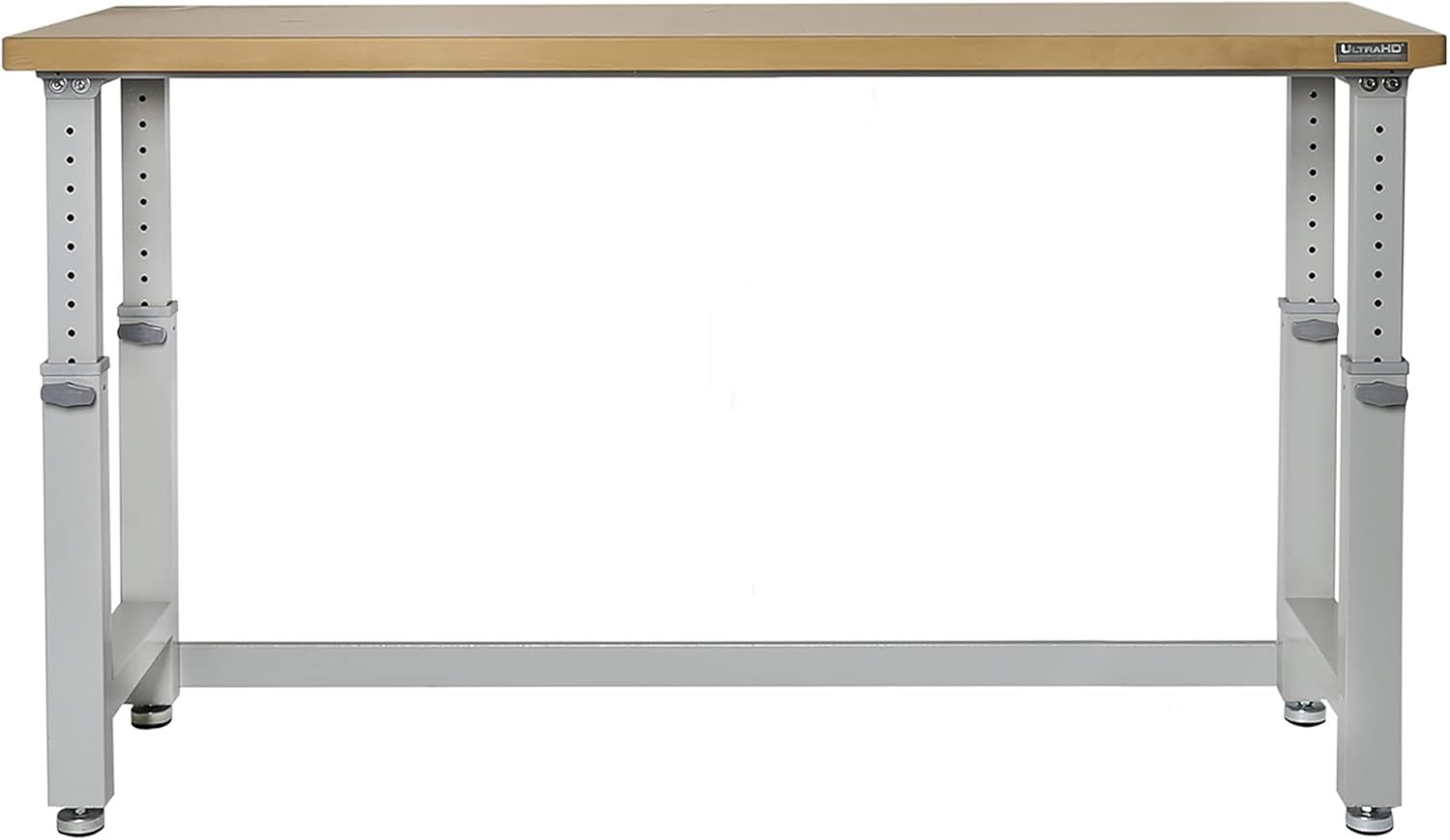 72" Granite Grey Height Adjustable Wood Top Workbench Desk Y1997