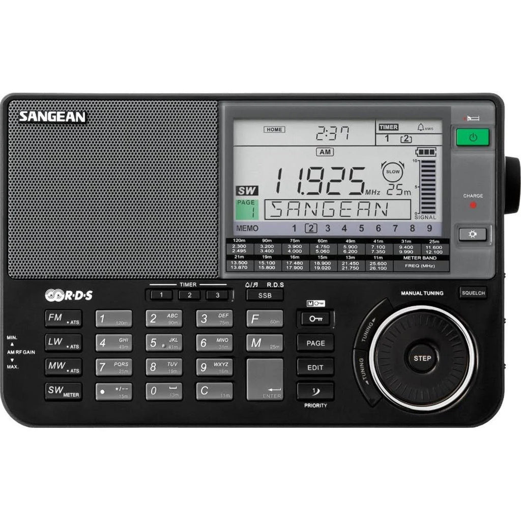 Black Portable Radio with Antenna U76843